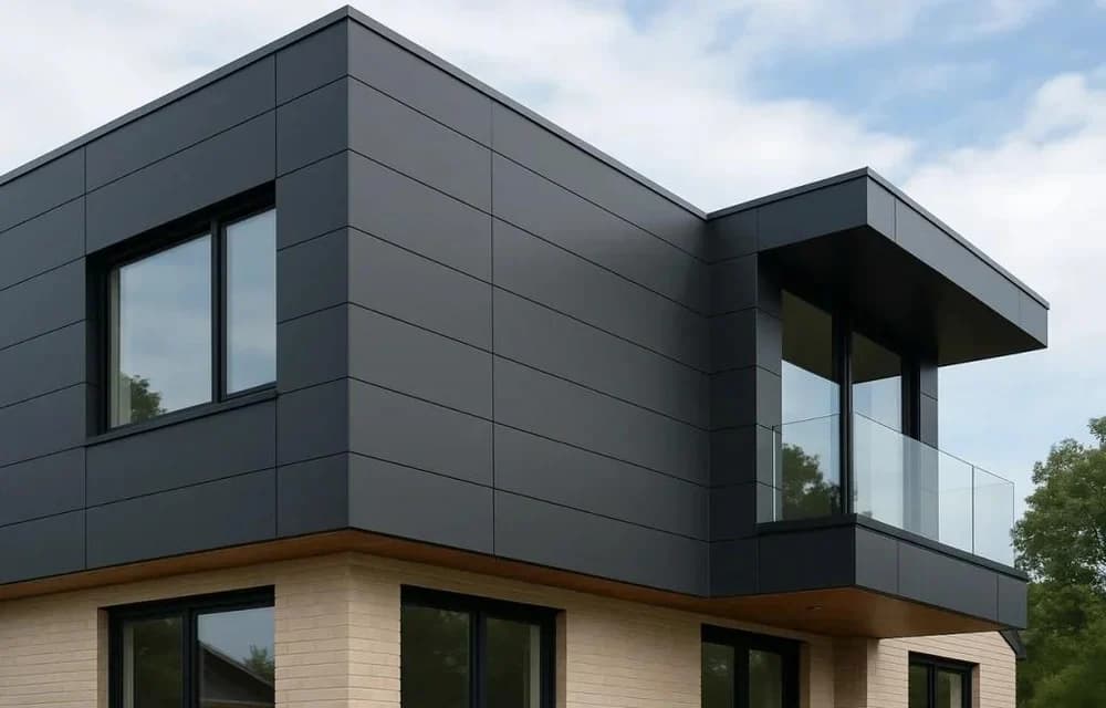 ACP Cladding — Commercial Complex — ACP Cladding project in Agra