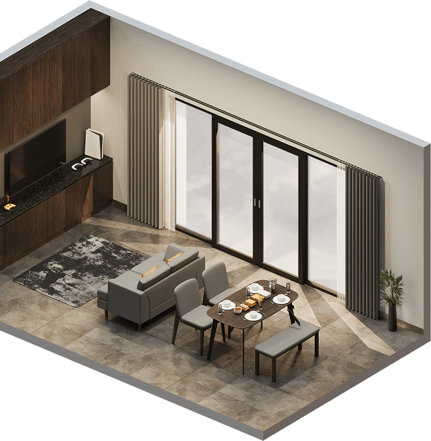 Aluminium and glass installation showcase by Saifi Build