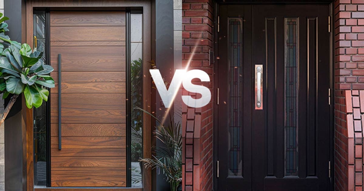 Aluminium Doors vs Wooden Doors: Which One Should You Choose?