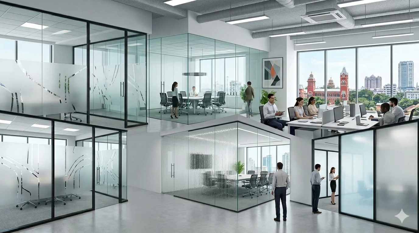 5 Modern Glass Partition Ideas for Stylish Office Interiors